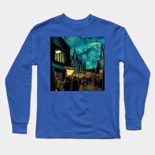 Starry Night in Diagon Alley Long Sleeve T-Shirt